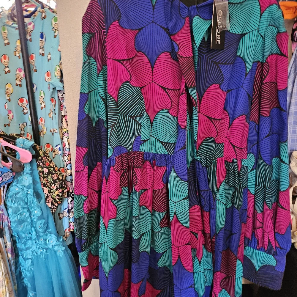 Ofurre brand Maxi Dress size 18 - Picture 2 of 2